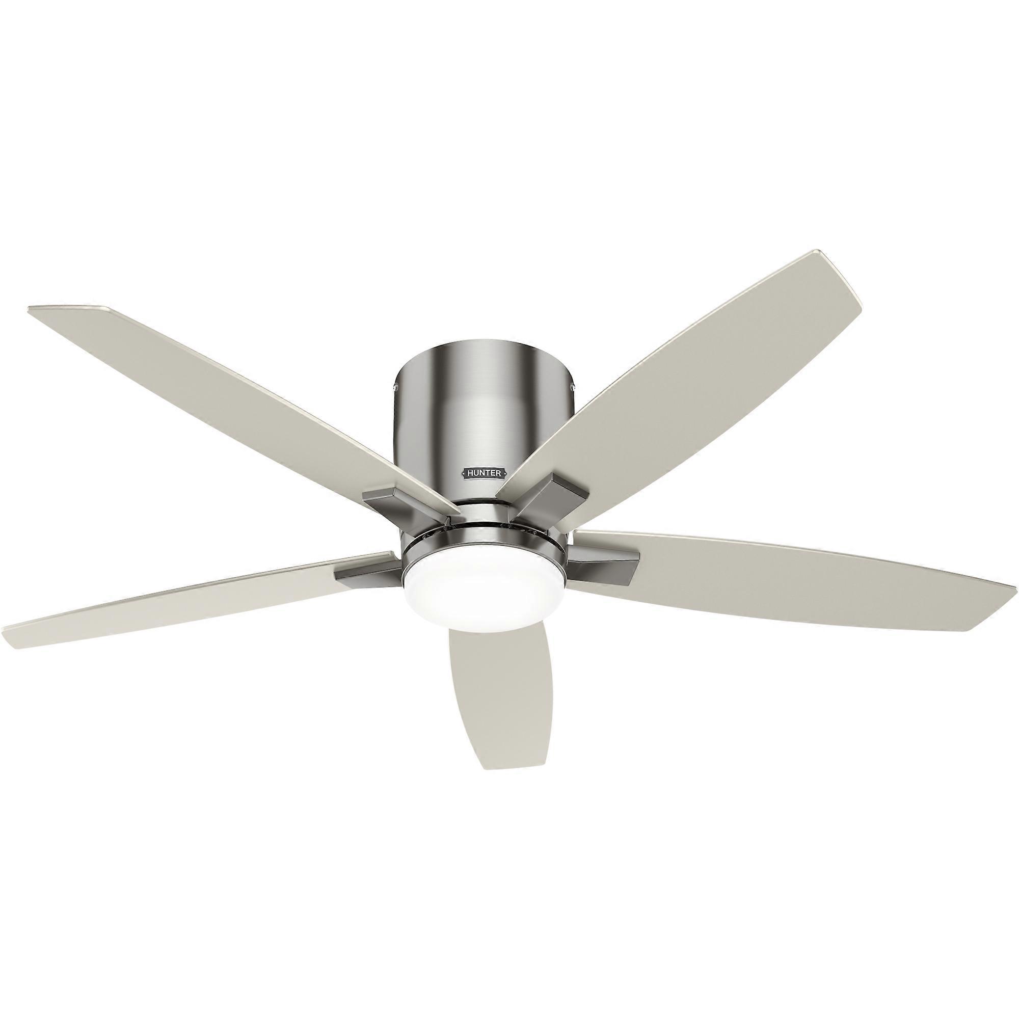 Ceiling fan Valencia Nickel with LED & remote control