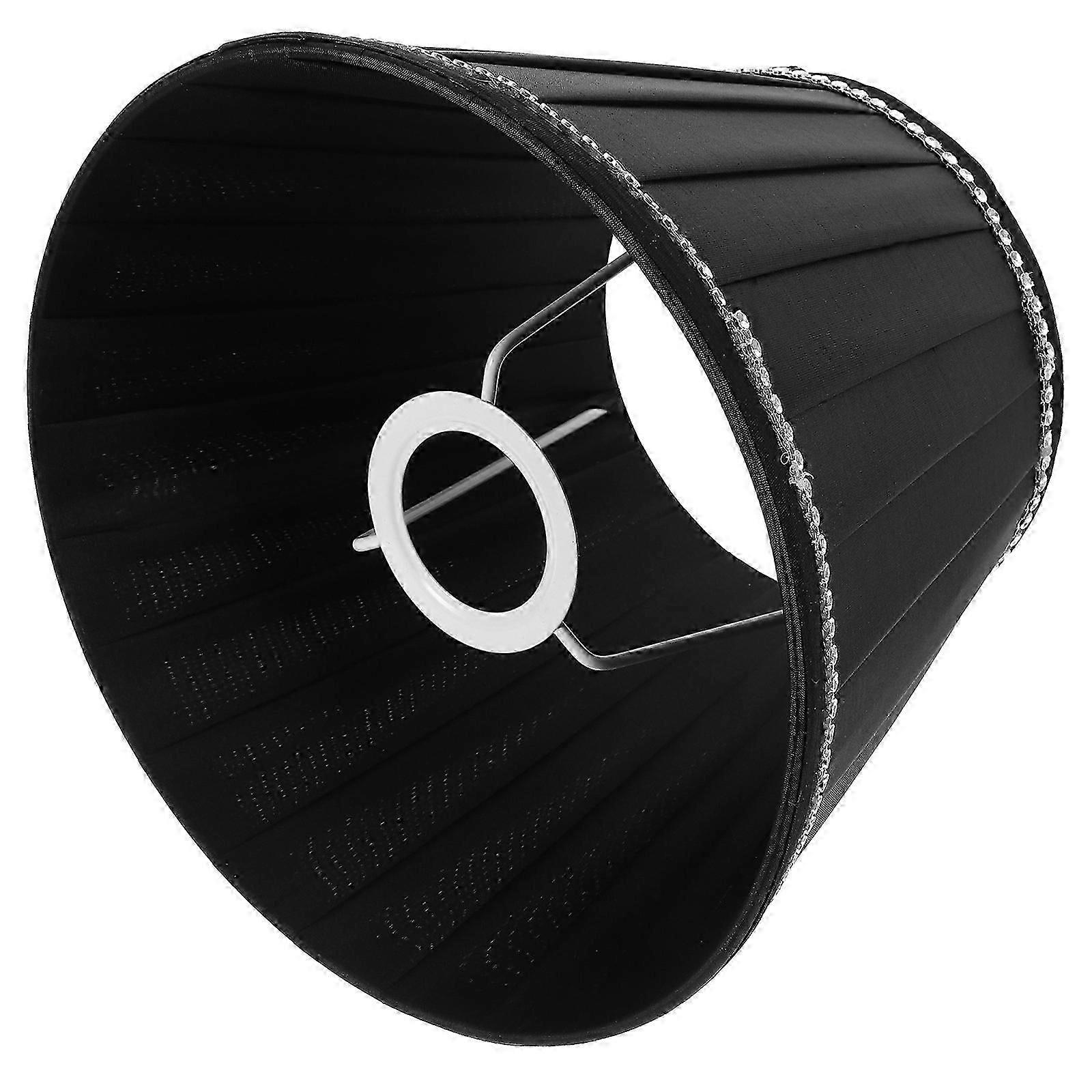 Pleated Cloth Lamp Shade for Table Light, E27 Socket, Durable