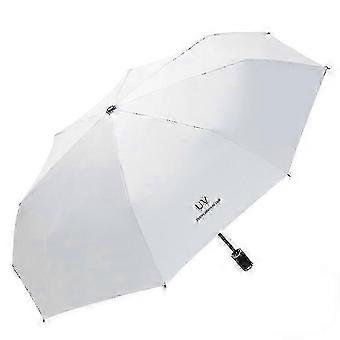 Travel Folding Anti-UV Umbrella with UV Protection Portable Compact Sun Rain Umbrella for Men and Women