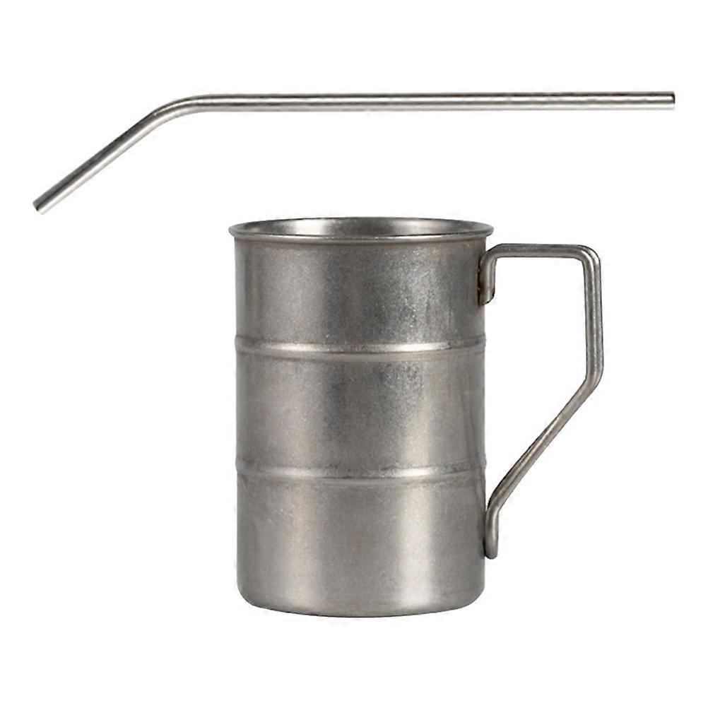 Multi-Function Water Cup Stainless Steel Mug for Cold Drinks 1Set