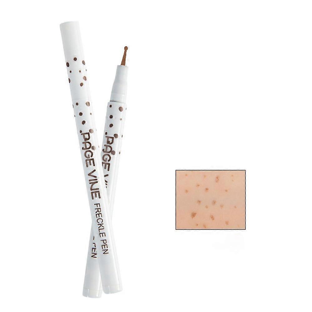 Freckle Makeup Pen Waterproof Quick-Dry Light Brown with Precision Application for Natural Effect