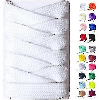 Wide athletic shoelaces
