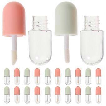 Lip Gloss Tubes Empty Plastic for Lip Balm Application 20Pcs Assorted Color