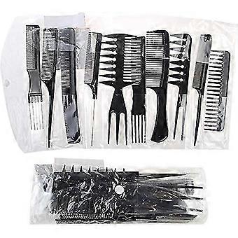 Styling Kamm Set - 10pcs professionelle Friseur Kohlefaser Kamm Salon Haar Styling Friseur Friseur Kämme Set