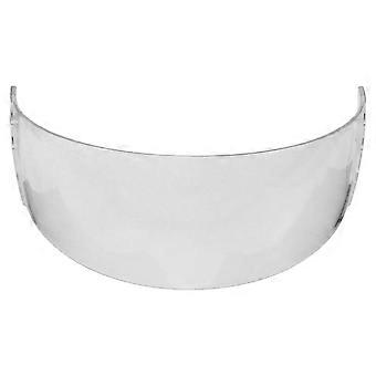 Viseira de capacete de hóquei transparente de corte reto - Escudo antiembaçante e antirriscos para hóquei no gelo e patinação - Substituição do escudo do capacete
