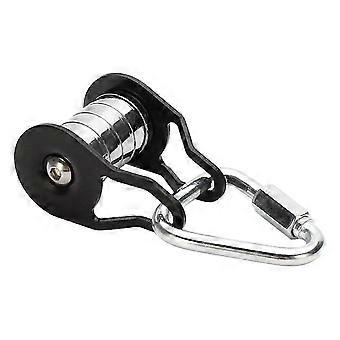 Kids Backyard Zipline Training Supplies: Slackline Pulley with Carabiner