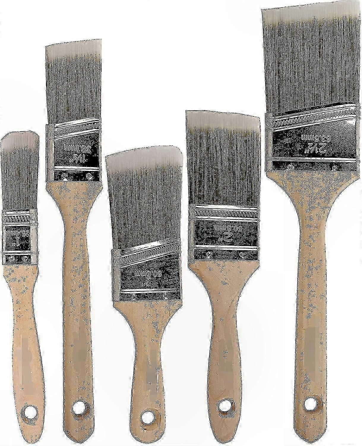5-Piece Paint Brush Set for Artists Professional Craftsmanship Projects