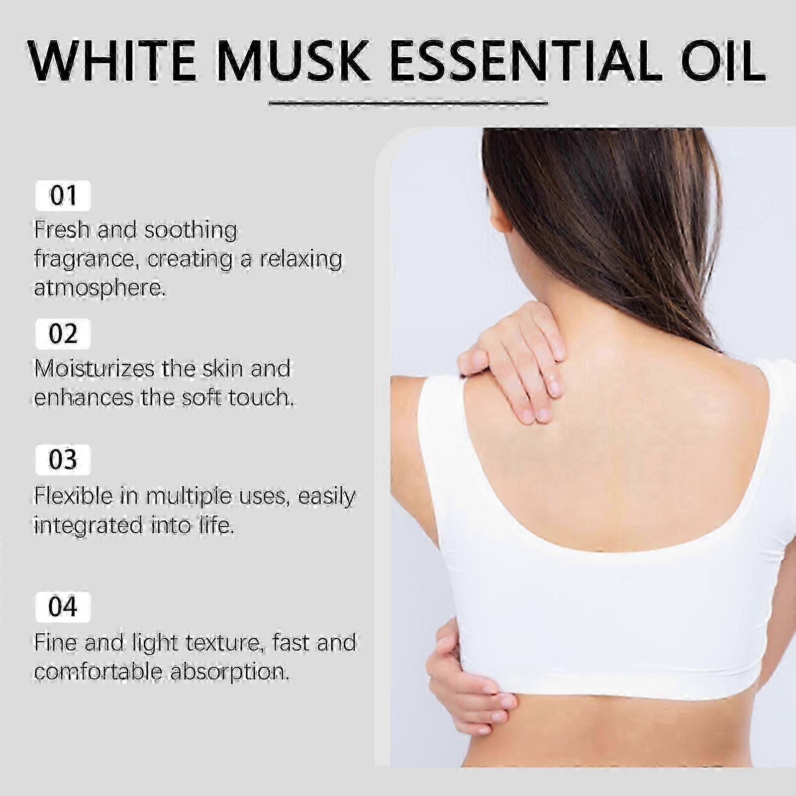 White Musk Essential Oil - Hydrating, Aromatherapy & Diffuser Use 60ml