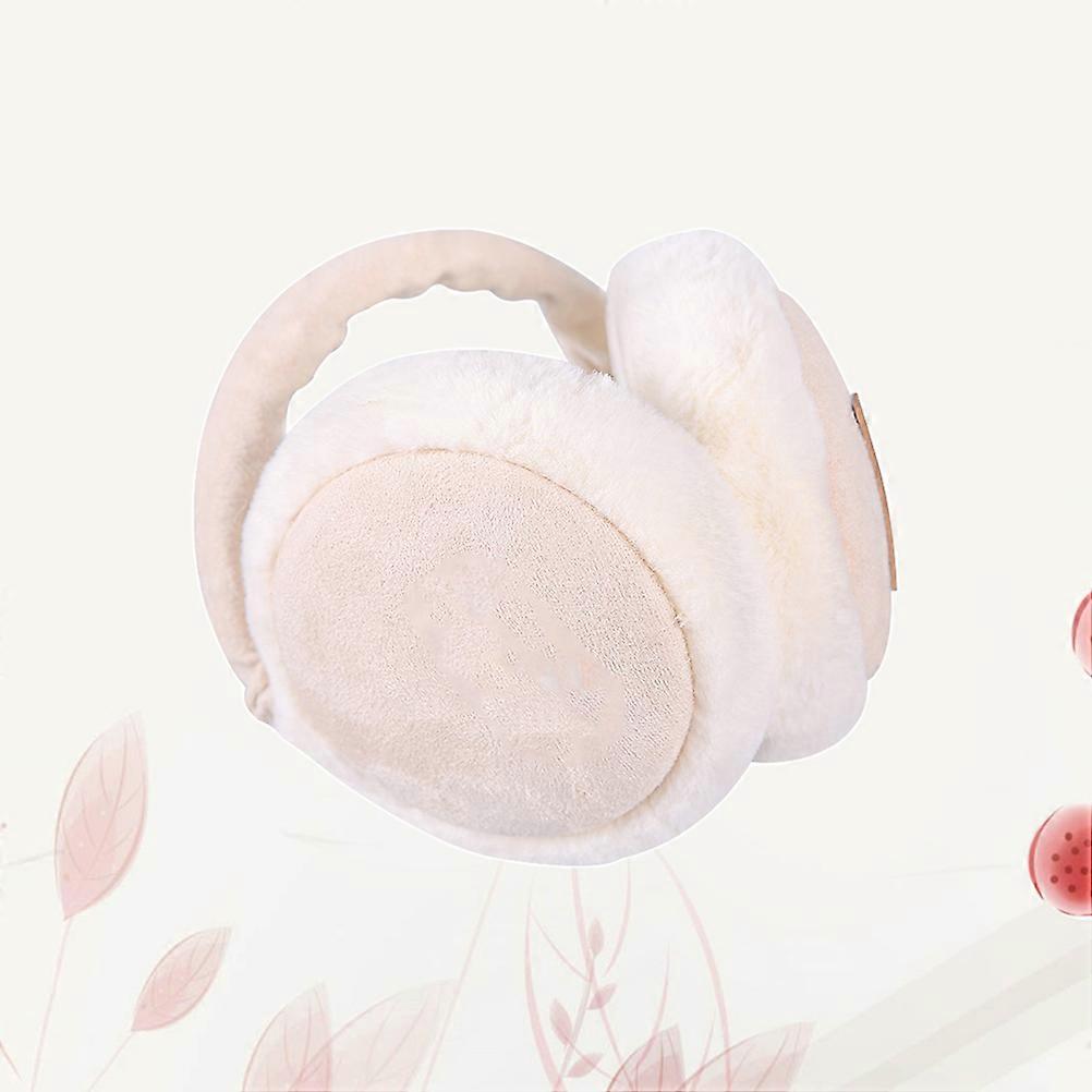 Comfortable Folding Earmuffs for Warm Use with Plush Material