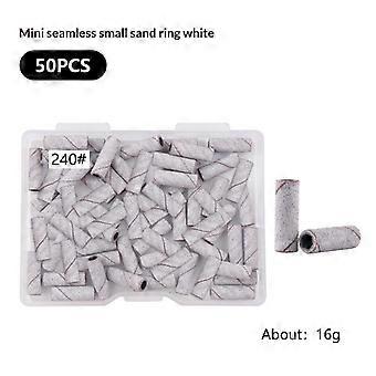 50/100 pezzi di testine coniche in acciaio inossidabile da 3,0 mm per la rimozione di cuticole e calli, smalto gel, manicure effetto occhi di gatto.