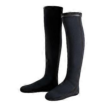Pair Neoprene Long Tube Socks Nonslip for Snorkeling Swimming Outdoor Sports XS 26-27