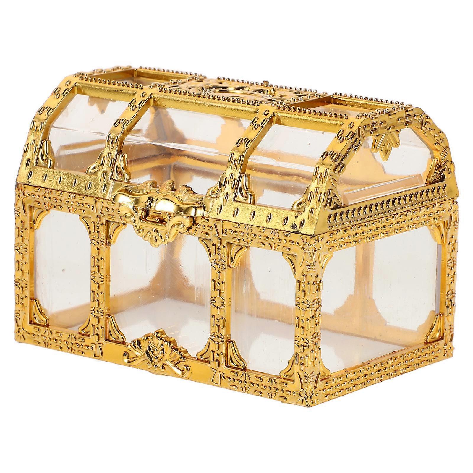Treasure Chest Candy Box Wedding Candy Box Clear Storage Holder