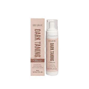 Tanning Mousse with Hyaluronic Acid for Natural Bronze Glow - Fast-drying Fake Tan, Moisturising Formula for Sensitive Skin, Streak-Free, 120ml-WHBYV