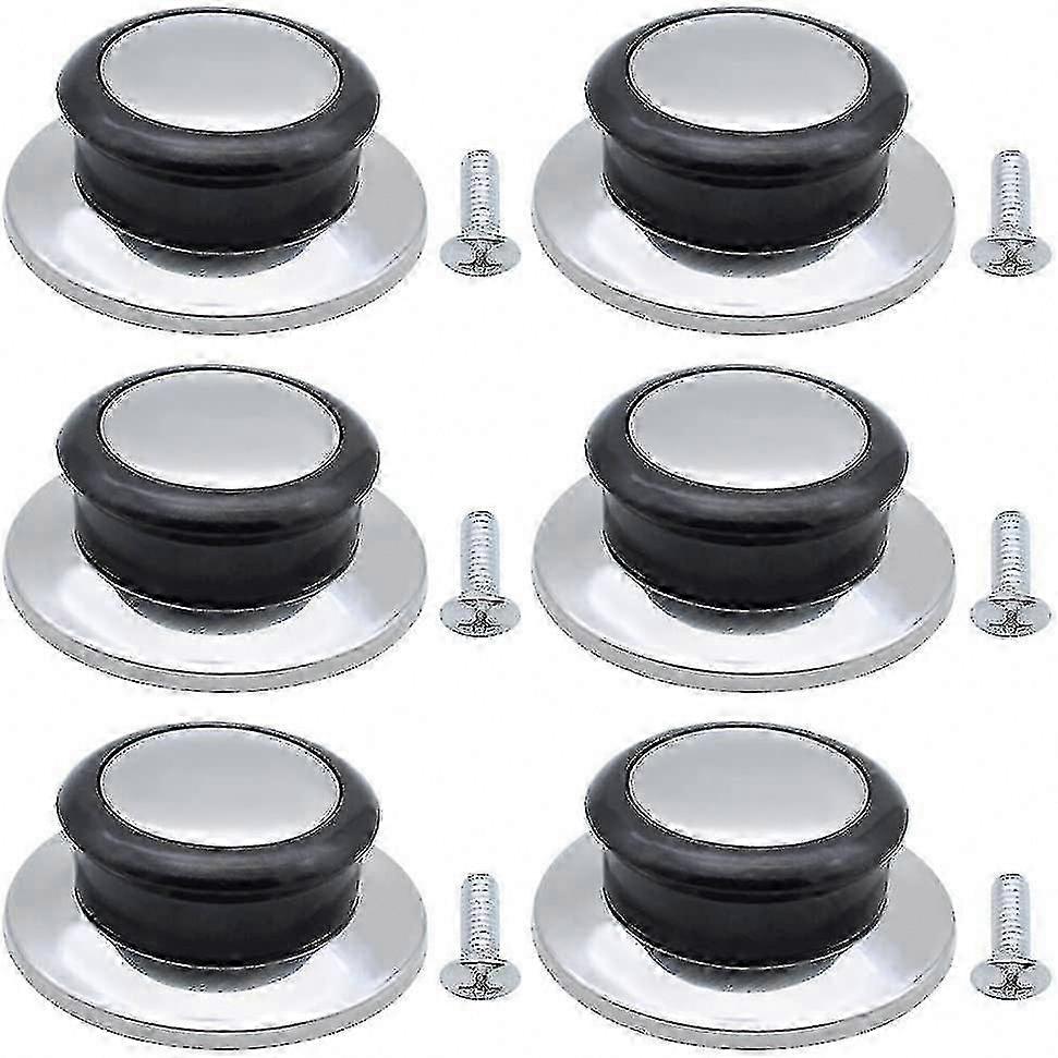 Pot Lid Replacement Knobs, 6 Pcs Universal Replacement Handles for Kitchen Cookware Lids