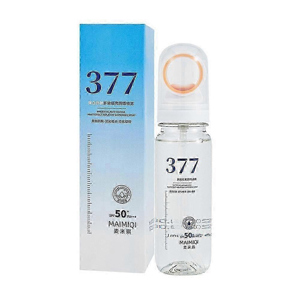 +377 Whitening Sunscreen Spray Multi Effect Isolating SPF50+ Sunscreen B5I2