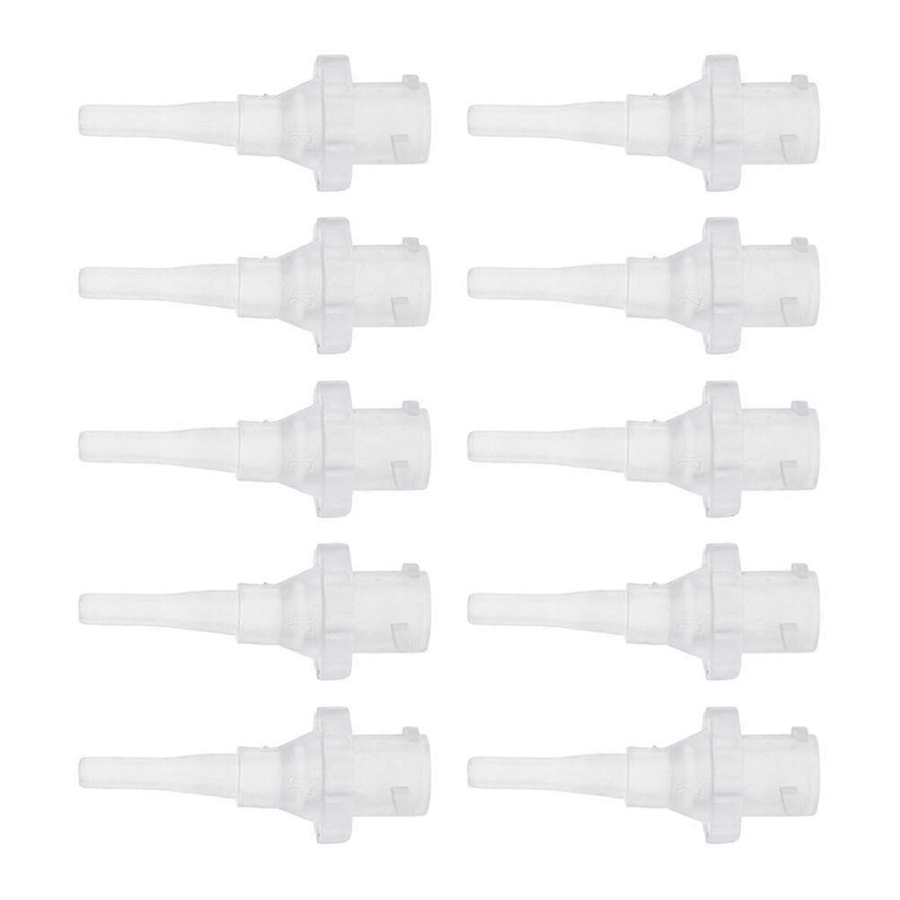 10Pcs White Ear Washer Disposable Tips for Safe Ear Cleaning Tools