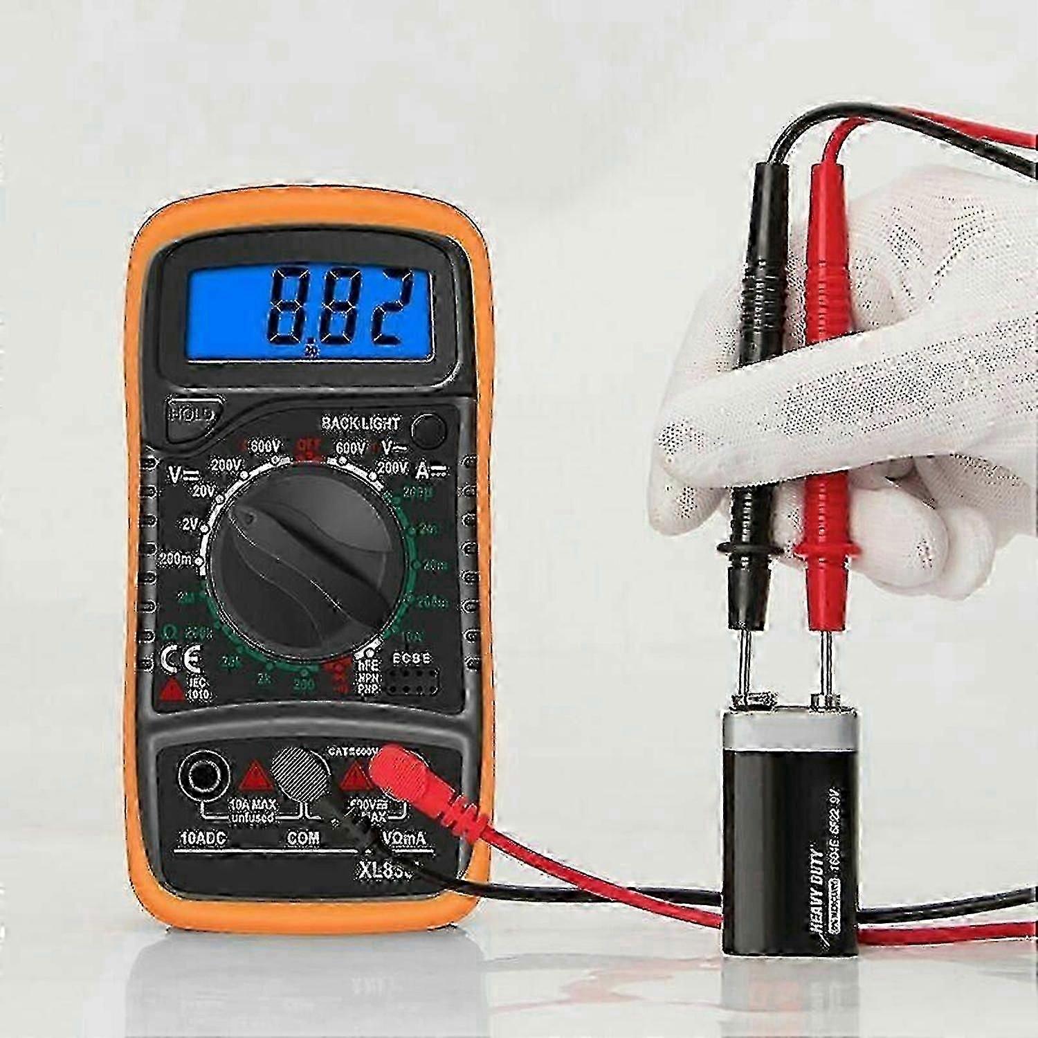 High-Precision Multimeter with Functions Including Overload Protection, Diode Test, Continuity Buzzer and NCV