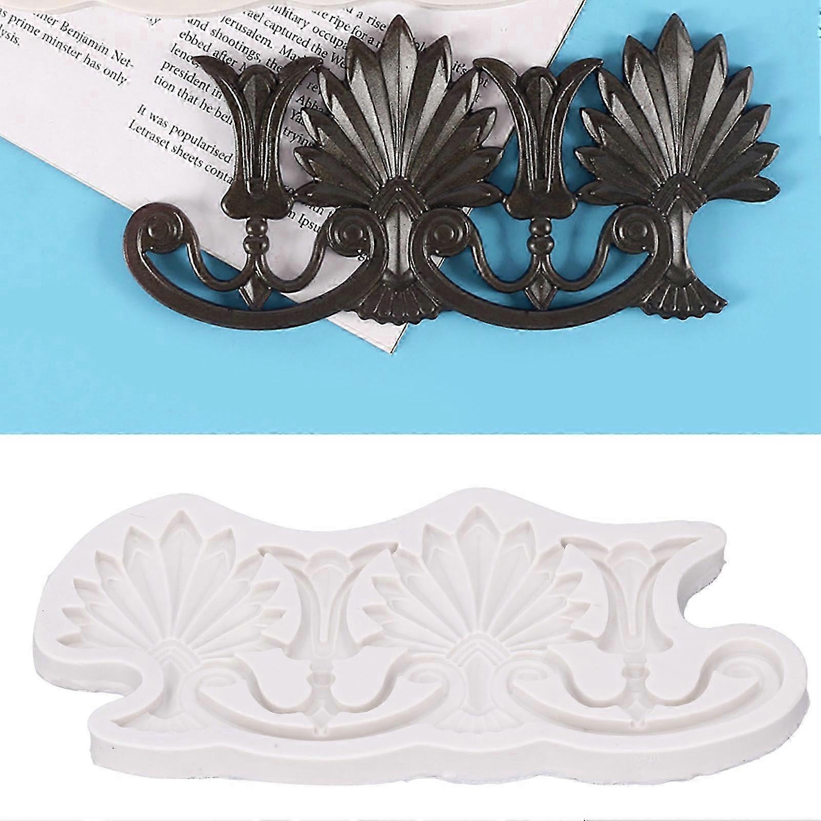 Retro Gray Silicone Cake Edge Mold