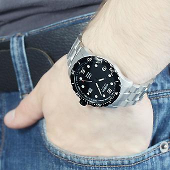Zeppelin Night Cruise Automatic Analog Men's Watch with 7264M-2 Stainless Steel Bracelet