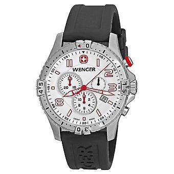 Squadron chronograph Quartz Analog Man Watch with 77050 Rubber Bracelet