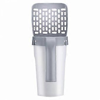 Dirt-Free Cat Litter Scoop with Holder & Waste Container, Premium Design for Easy Cat Litter Cleanup