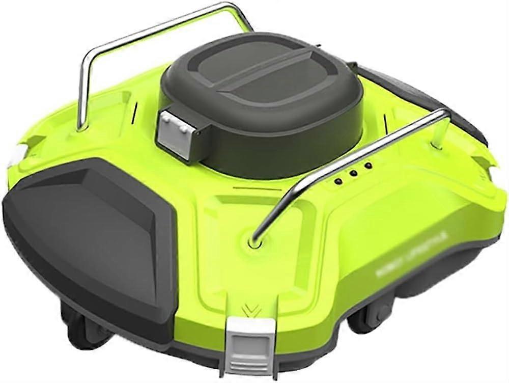 Cordless Automatic Pool Vacuum Cleaner with 90Minute Runtime for Flat Bottom Above Ground Pools