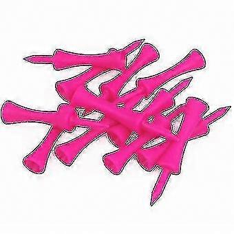 Bright Pink Castle Golf Tees - 100 Piece Set