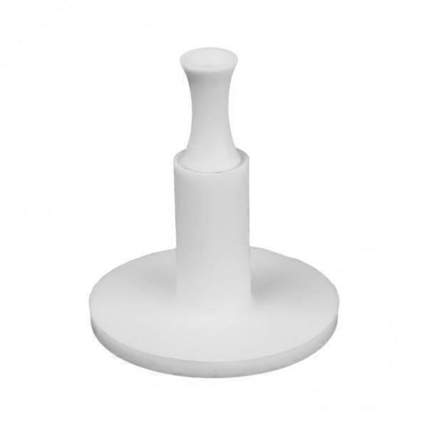 4x White Rubber Golf TEE