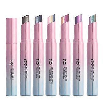Shimmer Gradient Eyeshadow Stick, Glitter Eye Makeup with Highlight and Contour Functions, Smudge Resistant Easy Blend Cream Colour for Daily Use
