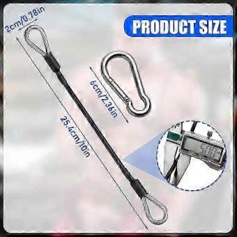 Gym Extension Cables Compatible with Pull Down Leg Machine Edition 0621