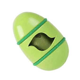 Dog Poop Bag Dispenser, Portable Pet Waste Bag Holder with 1 Roll Waste Bags, Lightweight Leash Attach Pouch for Walking Hiking Travel