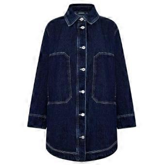 Hugo Womens/Ladies Longline Denim Jacket