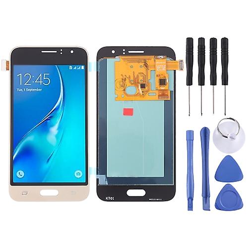 LCD-Bildschirm und Digitizer Full Assembly (OLED-Material) für Galaxy J1 (2016), Express 3, Amp 2, J120f, J120a, J120h, J120m, J120m, J120t