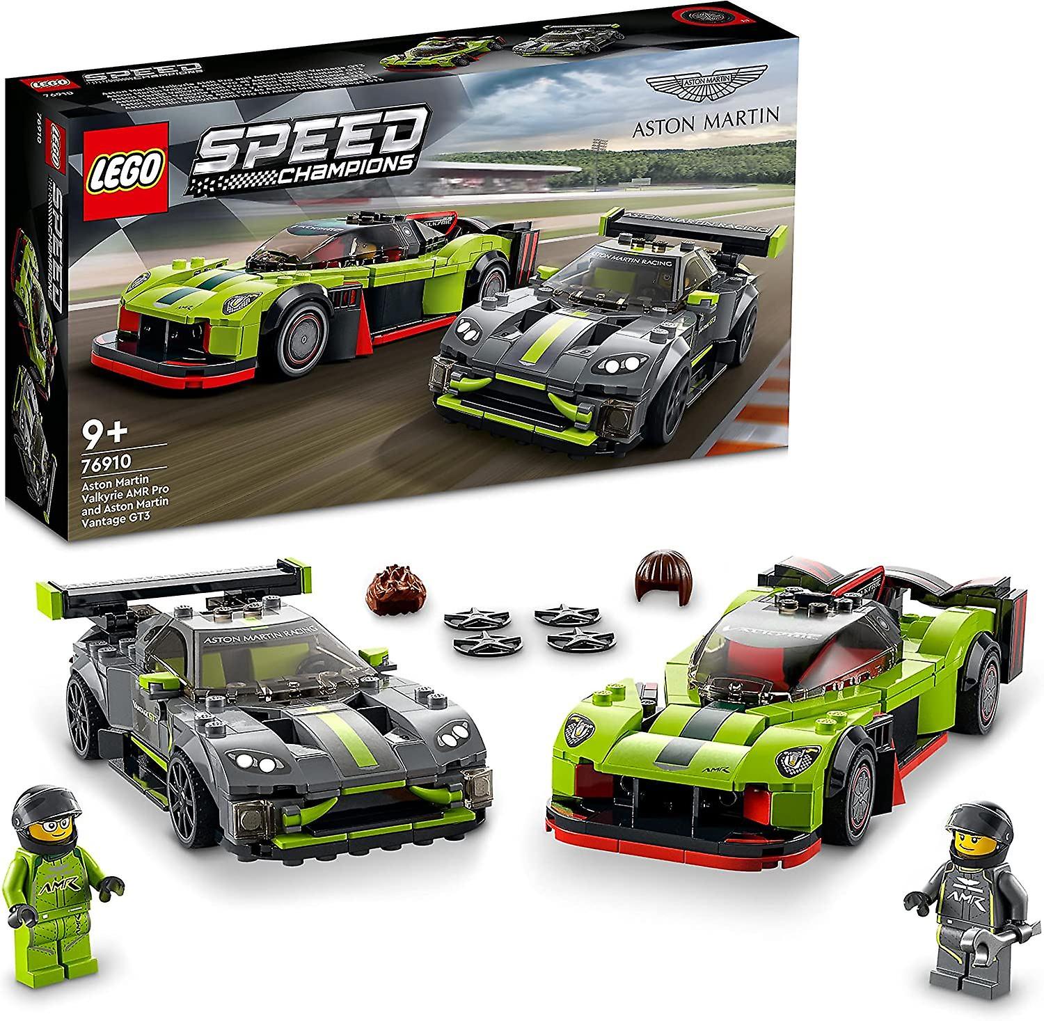 LEGO Speed Champions Aston Martin Valkyrie AMR Pro & Vantage GT3 Set 76910