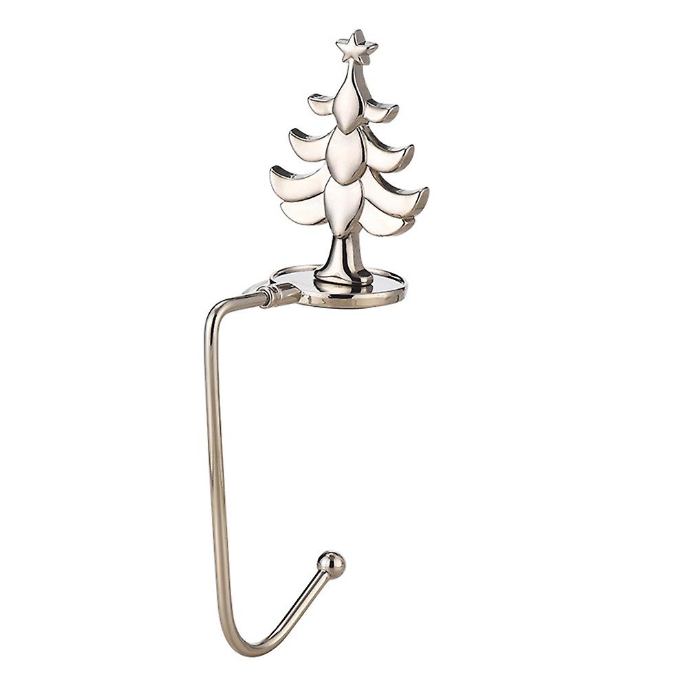 Snowflake Stocking Holder Gold And Sliver Lightweight Garland Mantle Grips