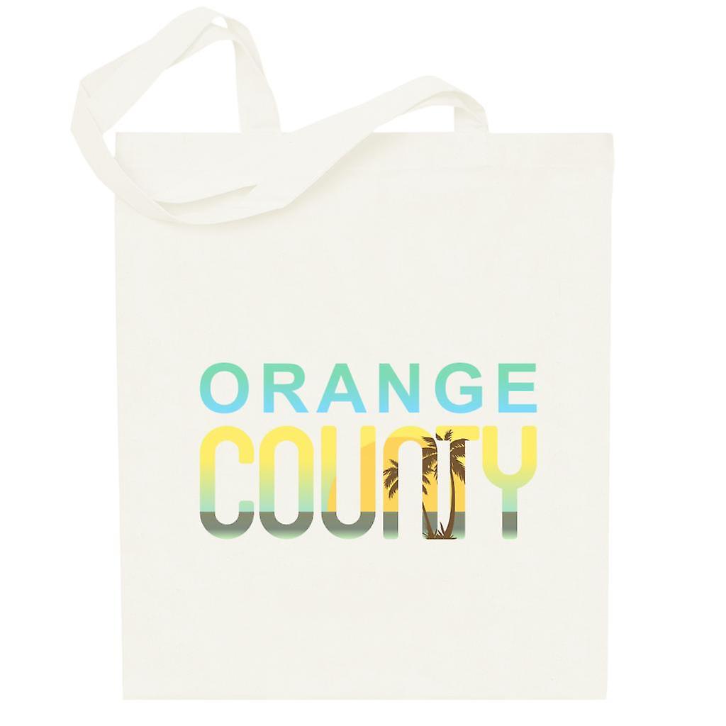 Orange County Sunset Silhouette Totebag