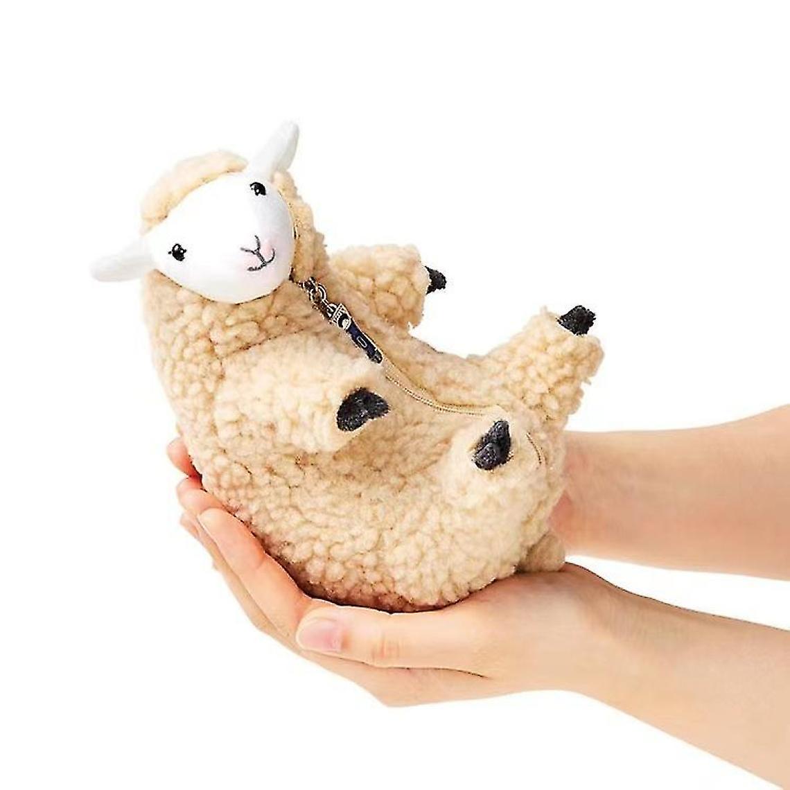 Shaved Lamb Pacifier Plush 6.5 Inches