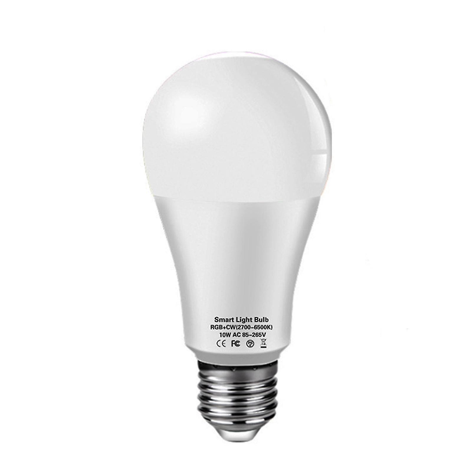 E27 Light Bulb Led 2.4ghz Wifi App Control Rgb+cw Light Alexa-compatible 12/15/18w 85-265v