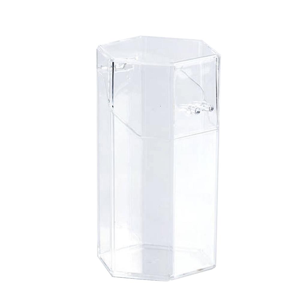 Clear Container Desk Containers Makeup Brush Holder Desk Stationery Storage Cup