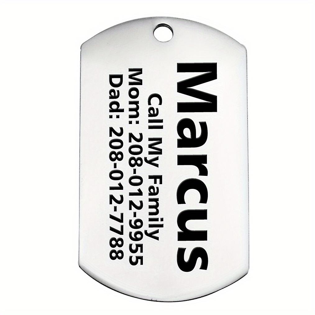 Personalized Dog Tags For Dog Engraving Deep Dog Tag Anti-lost Pet Name Pendant Funnyshape Suitable For Small Medium And Large Dogs Pet Accessories