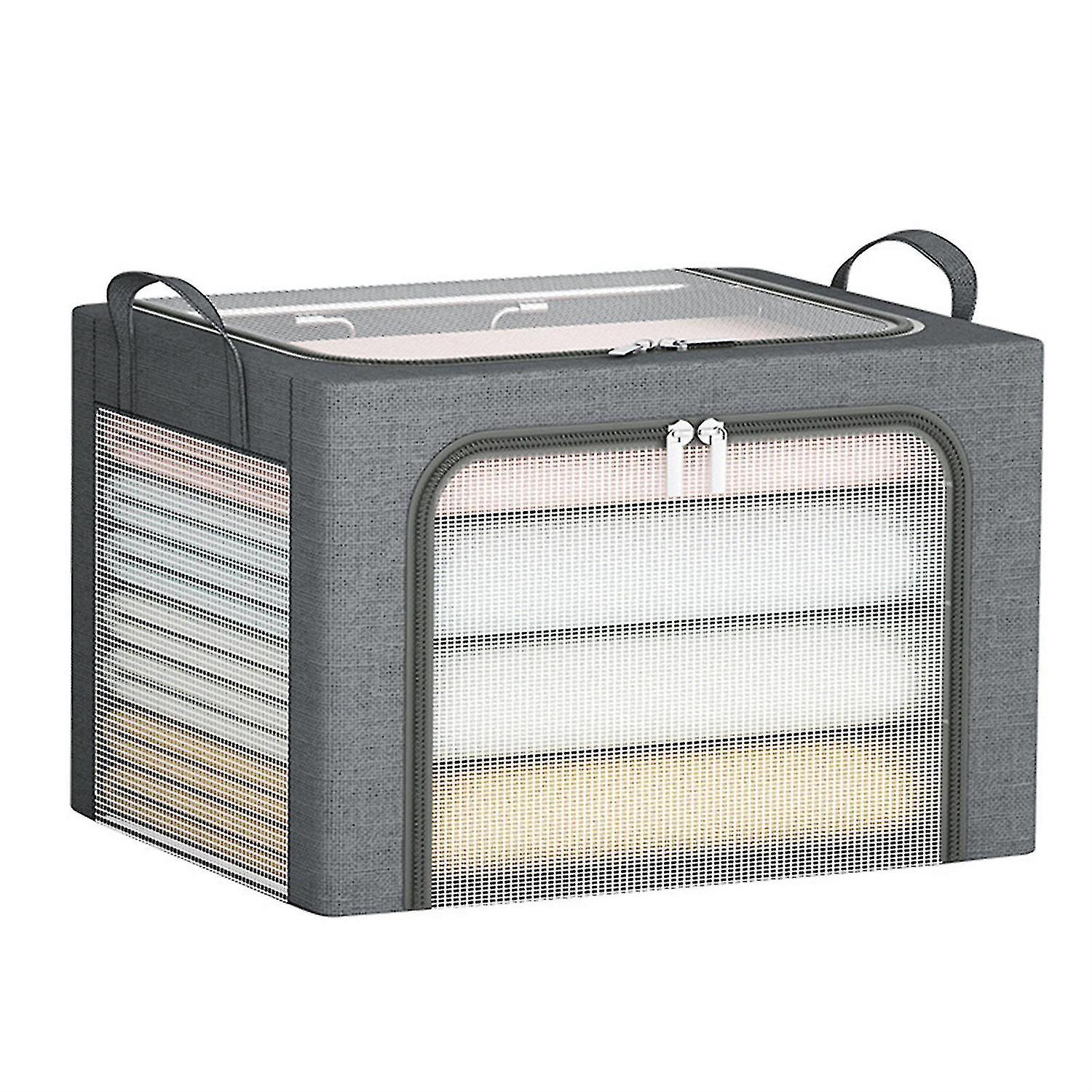 Stackable Closet Clothes Storage Durable Oxford Fabric Closet Organizers For Clothes Bedding Blanket