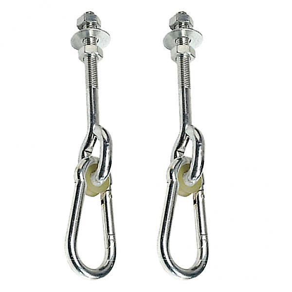 2xSwing Thread Hook Playset Playground Yoga Seat Safety Locking Ceiling Mount 150mm