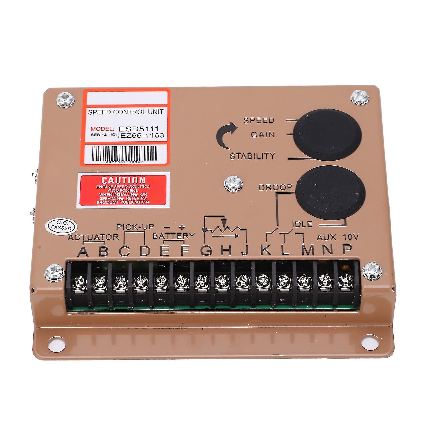 Electronic Governor Generator Engine Speed Control Board Iron Regulator Esd5111 Dc 12v/24v