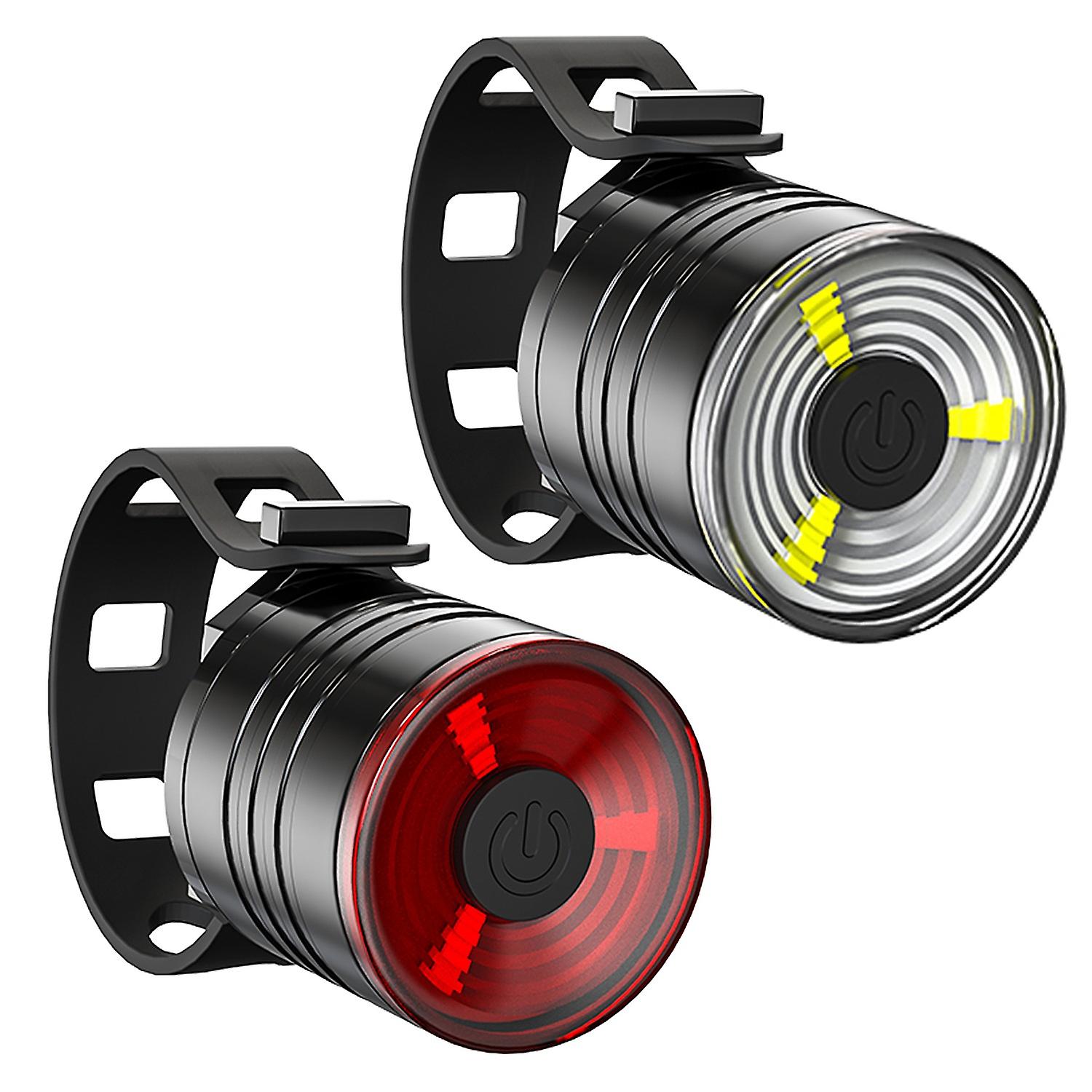 Bike Light Bicycle Headlight Tail Light Waterproof Cycling Handlebar Light Front Light Rear Bright L