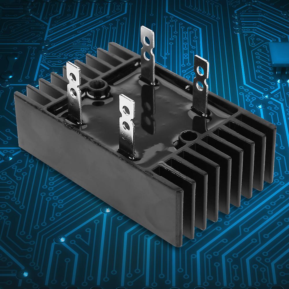 1pc 100A Amp 1600V Voltage 2-Phase Diode Bridge Rectifier High Power Black