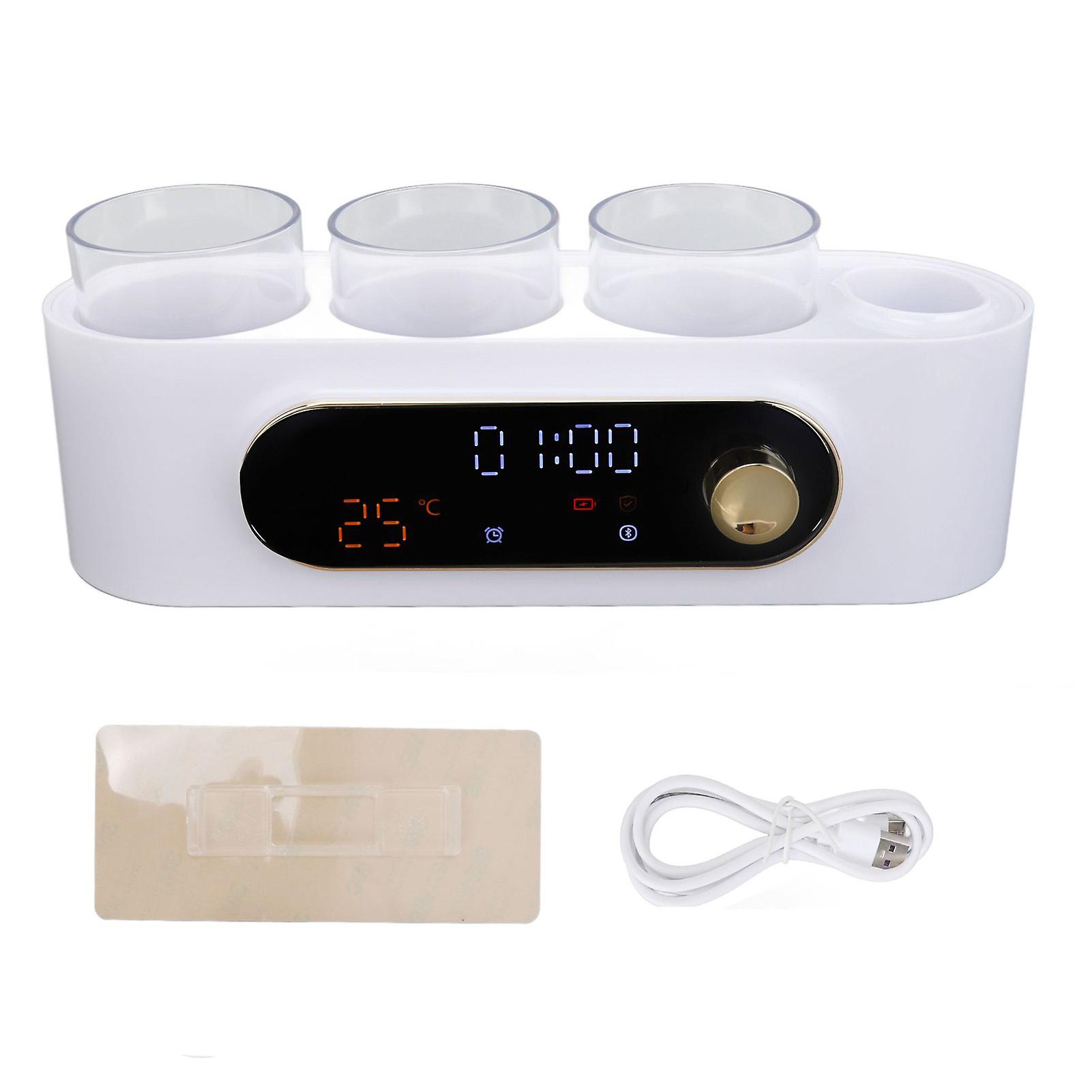 Wall-Mounted Electric Toothbrush Holder with Drying and Storage