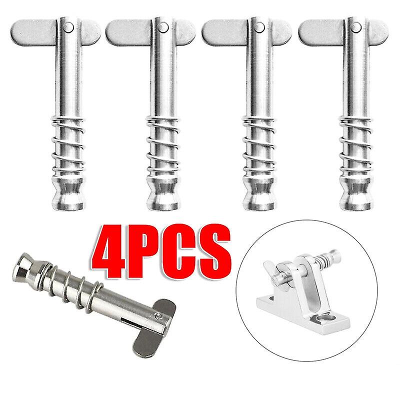 4x Quick Release Pins for Deck Hinge Boat Bimini Top Fitting 316 Stainless Steel