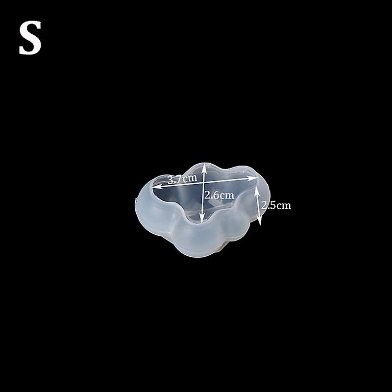 3D Cloud Shape Chocolate Silicone Mold Mousse Fondant Cube Pudding Candy Mold