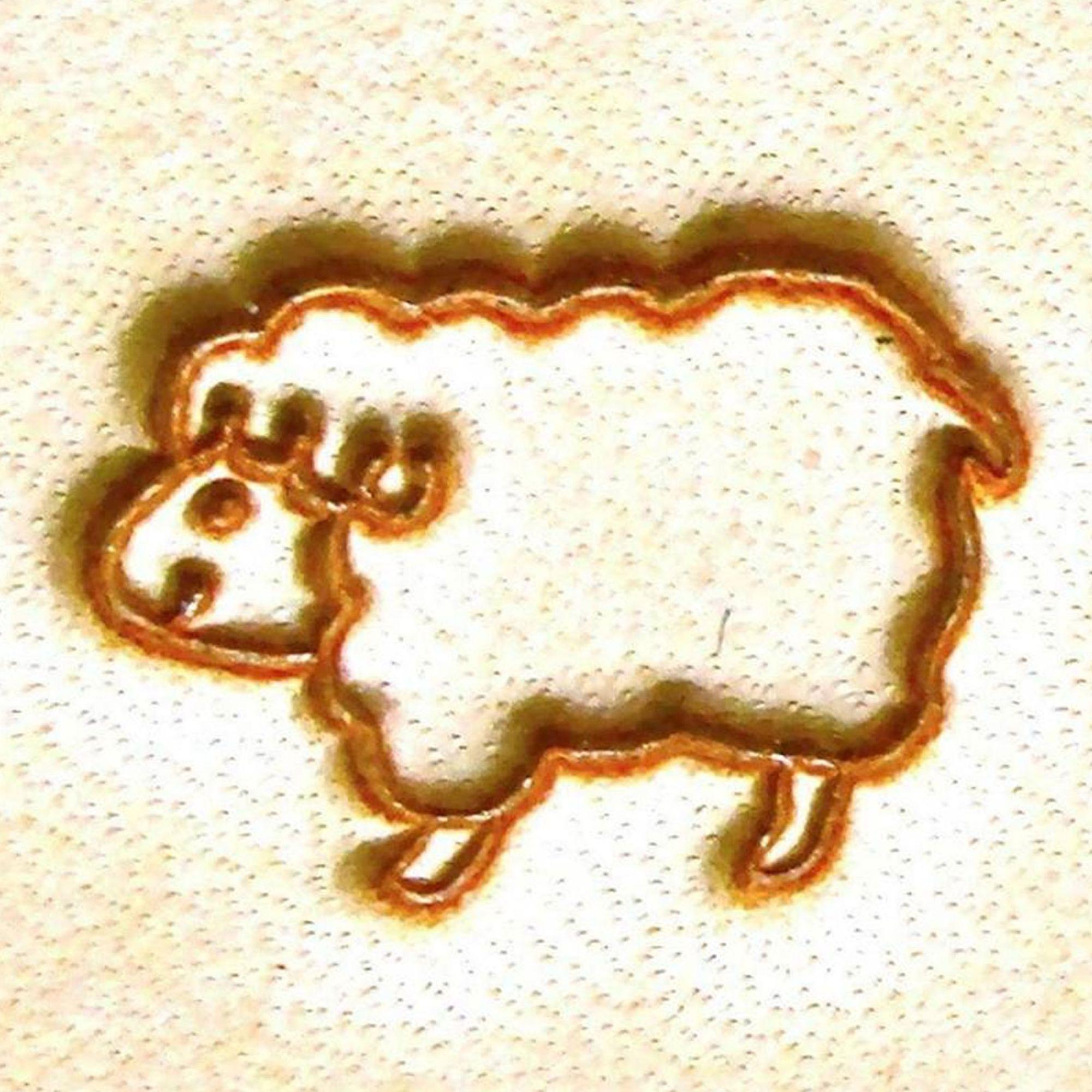 Craft Sha Leathercraft 10x15mm E582 Chinese Zodiac Sheep Leatherworking Stamp