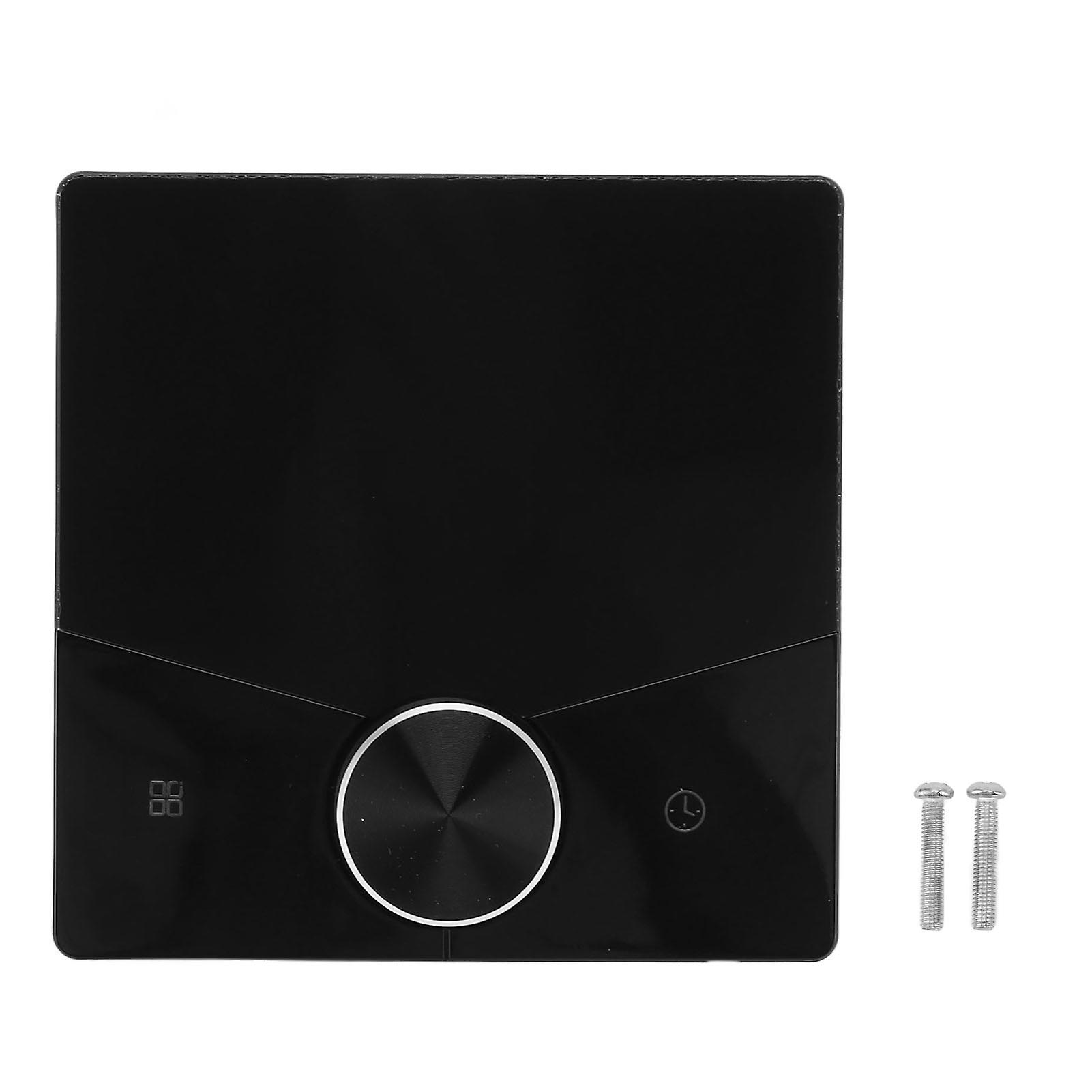 Smart Thermostat WiFi Digital Thermostant Knob Control Color Screen Programmable Accurate Control for Home Heating AC95‑240V ACDC24V Black